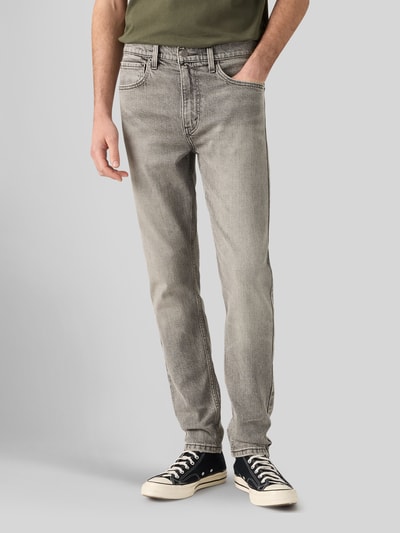 Levi's® Slim Fit Jeans mit Label-Patch Mittelgrau 4