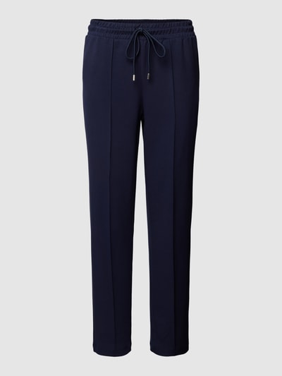 Christian Berg Woman Stoffen broek met siernaden Donkerblauw - 2