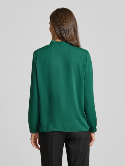 Marc Cain Regular Fit Bluse mit V-Ausschnitt Dunkelgruen 5