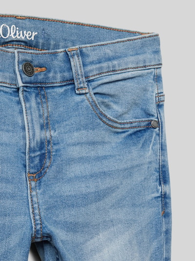 s.Oliver RED LABEL Regular fit jeans met smalle pijpen, model 'SEATTLE' Blauw - 2