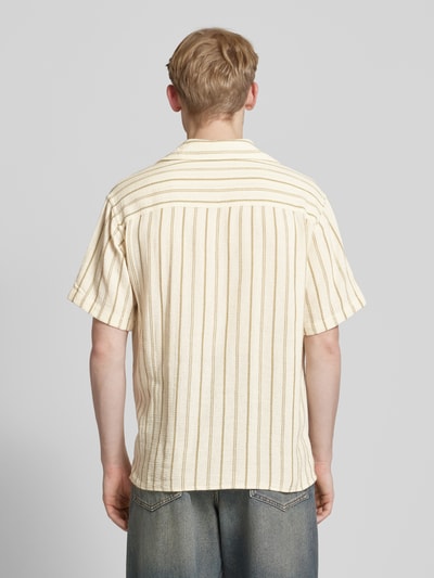 Jack & Jones Koszula casualowa o kroju regular fit z kołnierzykiem typu resort model ‘COBA’ Khaki 5