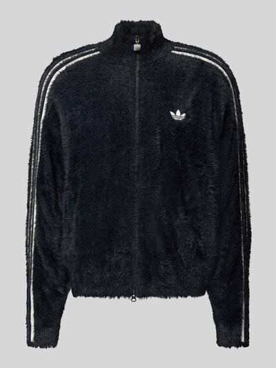 adidas Originals Regular Fit Sweatjacke aus Kunstfell Modell 'Classic' Black 2