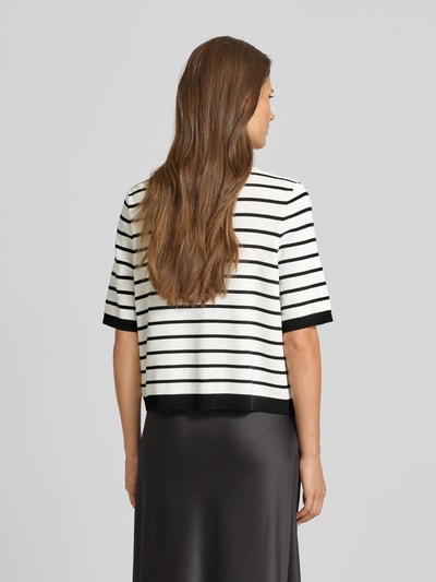 Jake*s Collection Strickjacke mit Knopfleiste Offwhite 5