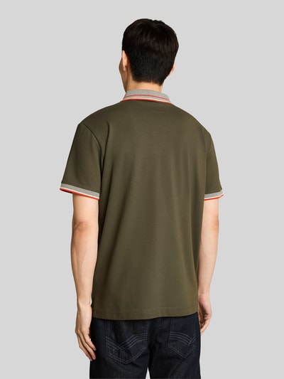 Tom Tailor Koszulka polo z czystej bawełny o kroju regular fit Oliwkowy 4