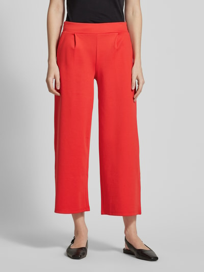 ICHI Culotte met elastische band, model 'Kate' Rood - 4