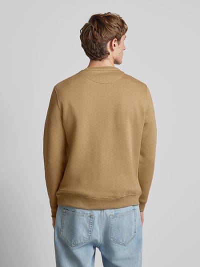 Blend Sweatshirt met ribboorden, model 'Downton' Zand - 5