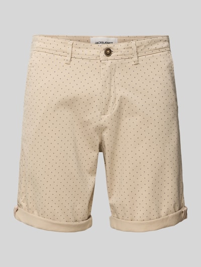 Jack & Jones Regular Fit Shorts mit Eingrifftaschen Modell 'BOWIE' Beige 2