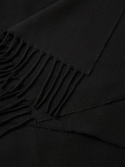 Produktfoto, Schal mit Fransen von Christian Berg Men in rechteckiger Form, unifarbenes Design, fein gewebte Textur, Herren Accessoire