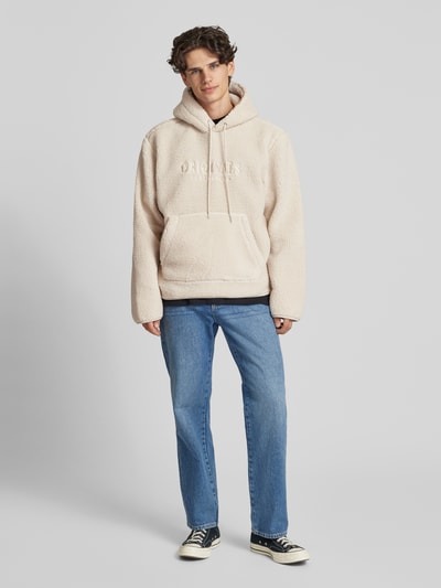 Jack & Jones Hoodie mit Label-Stitching Modell 'FREDERIKSBERG' Offwhite 1