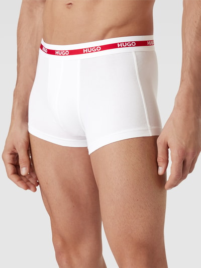 HUGO CLASSIFICATION Nauwsluitende boxershort met logoband Wit - 3