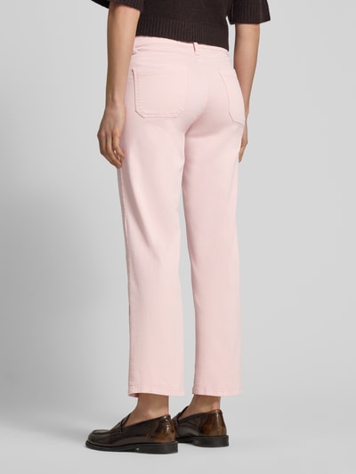 CAMBIO Cropped Jeans mit Bügelfalten und Eingrifftaschen Rose 5