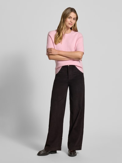 LOLLYS LAUNDRY Corduroy broek met wijde pijpen, model 'Florida' Donkerbruin - 1