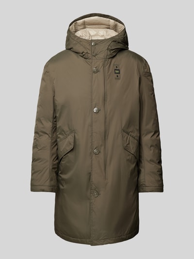 Blauer Usa Parka mit Kapuze Modell 'FALCON' Oliv 2