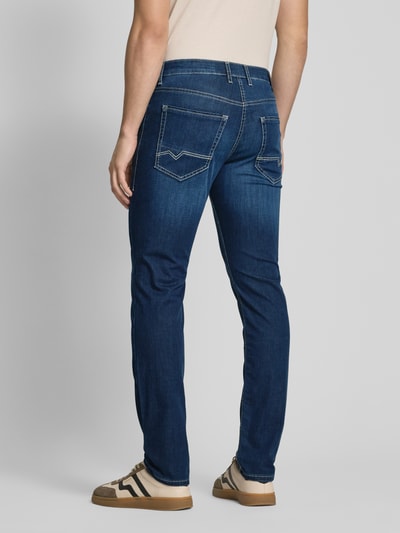 MAC Slim Fit Jeans im 5-Pocket-Design Modell 'Arne' Dunkelblau 5