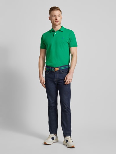 Polo Ralph Lauren Regular fit poloshirt met labelstitching Groen - 1