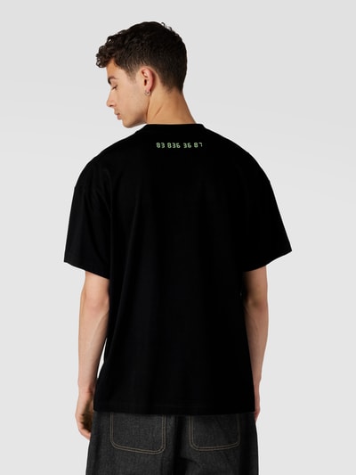 VTMNTS T-Shirt mit Motiv-Print Black 5