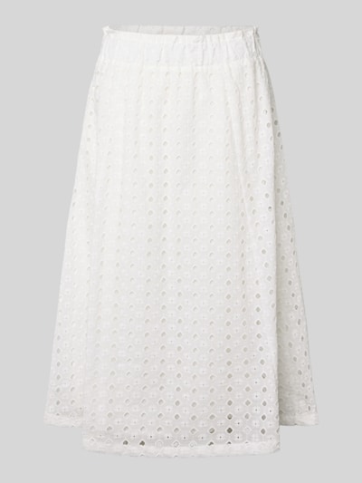 Milano Italy Midirok van puur katoen Offwhite - 2