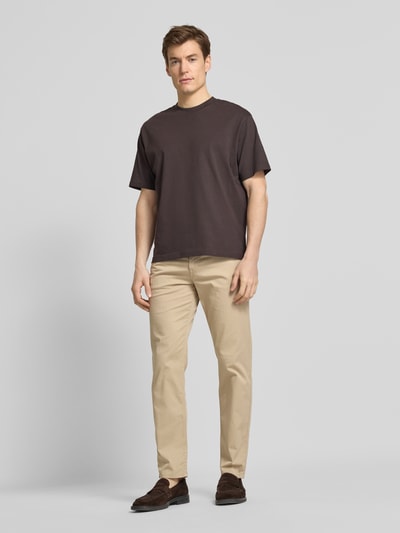 BOSS Regular Fit Chino im 5-Pocket-Design Modell 'RE.Maine' Mittelbraun 1