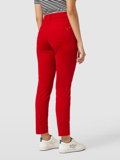 Cambio Jeansy o kroju slim fit z 5 kieszeniami model ‘PIPER’ Czerwony 5