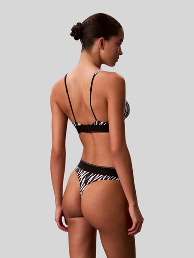 Calvin Klein Underwear string met logodetail Zwart - 5