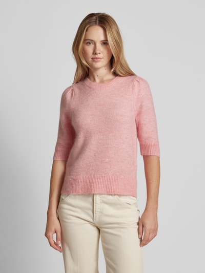 Selected Femme Strickpullover mit 1/2-Arm Modell 'LULU' Hellrosa 4