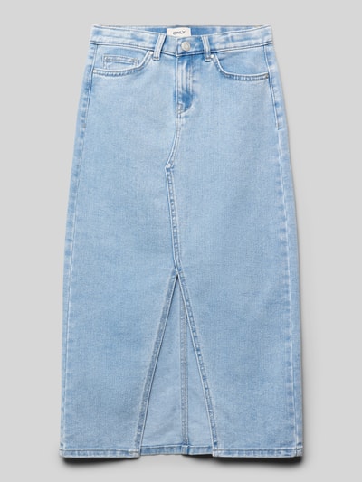 Only Spódnica jeansowa z wpuszczanymi kieszeniami model ‘SIRI’ Jasnoniebieski 1