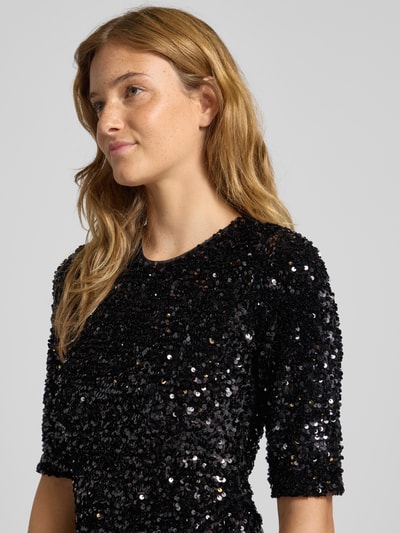 Bardot Body mit Paillettenbesatz Modell 'CAMMIE' Black 3