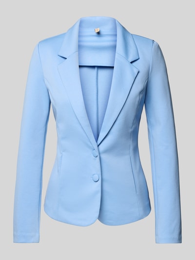 Soyaconcept Slim Fit Blazer mit Knopfverschluss Modell 'Daniela' Hellblau 2