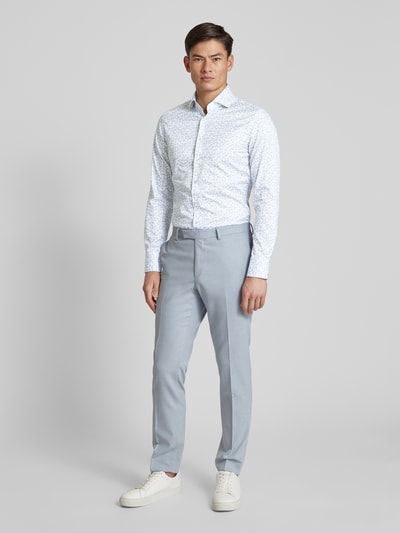 Eterna Slim Fit Koszula casualowa o kroju slim fit z kołnierzykiem typu cutaway Jasnozielony 1