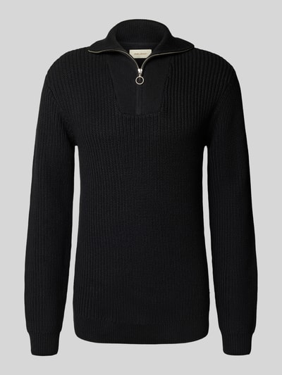 Blend Troyer mit Label-Detail Modell 'DENO' Black 2