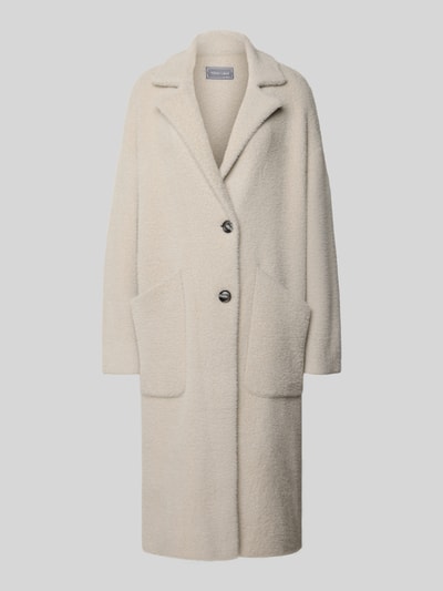 WHITE LABEL Mantel mit Reverskragen Offwhite 2