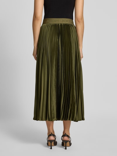 JOOP! Maxirock mit Plisseefalten Modell 'Salma' Dunkelgruen 5