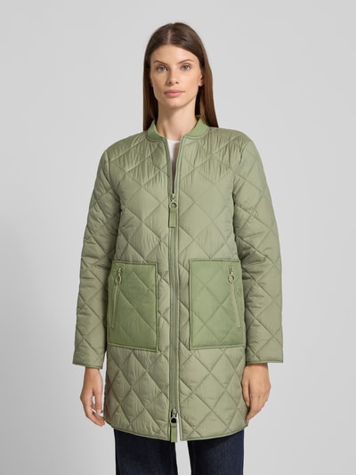 Christian Berg Woman Selection Relaxed Fit Steppmantel mit Stehkragen Lind 4