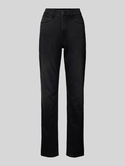 Brax Slim fit jeans met riemlussen, model 'Style.Carola Thermo' Antraciet - 2