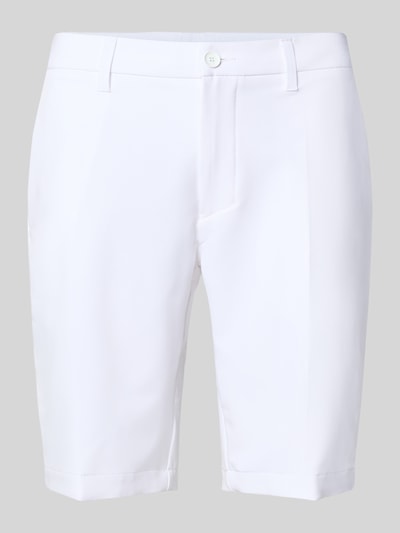 BOSS Green Korte slim fit chino met riemlussen Wit - 2