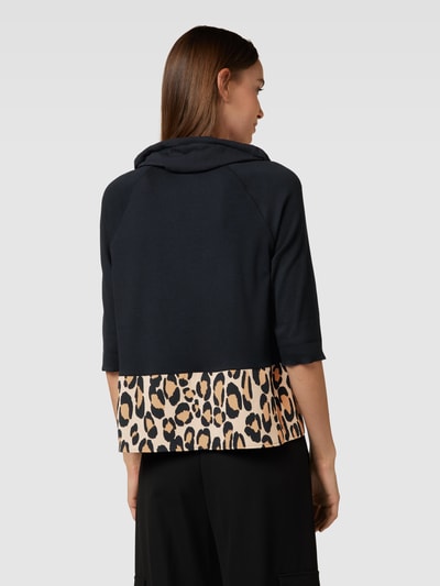 Marc Cain T-Shirt mit Animal-Print Black 5