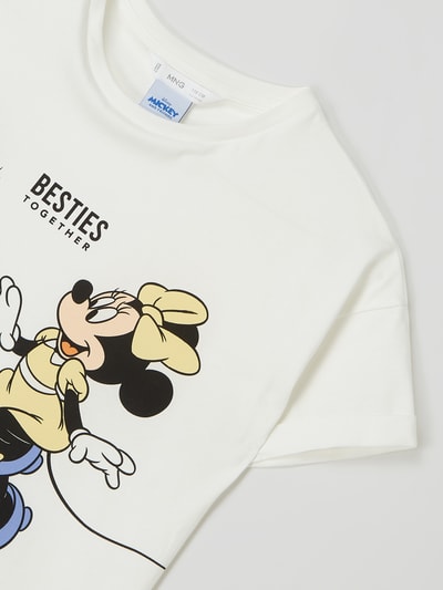 Mango T-Shirt mit Disney©-Print Modell 'Besties' Offwhite 2
