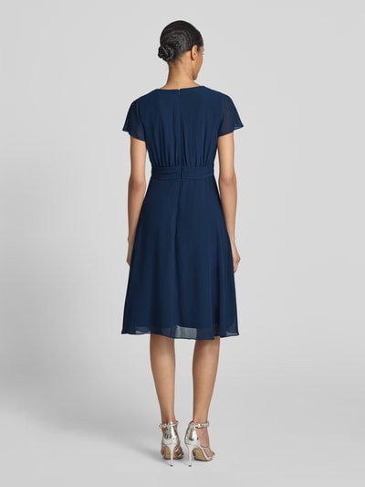 Christian Berg Cocktail Cocktailkleid in Wickel-Optik Marine 5