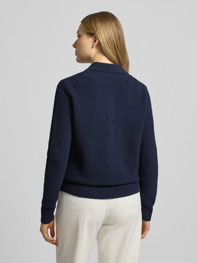 Christian Berg Woman Regular Fit Jacke in Strick-Optik Dunkelblau 5