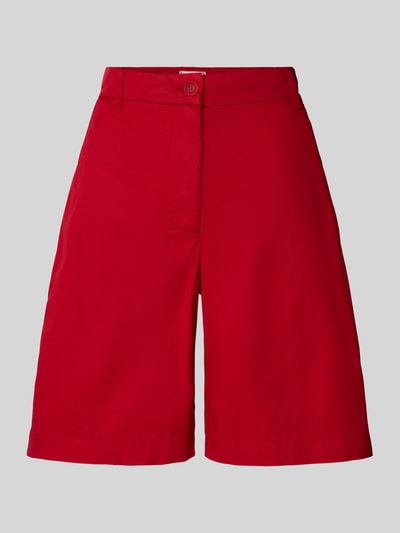 Tommy Hilfiger Relaxed Fit Chinoshorts aus Baumwoll-Mix Rot 2
