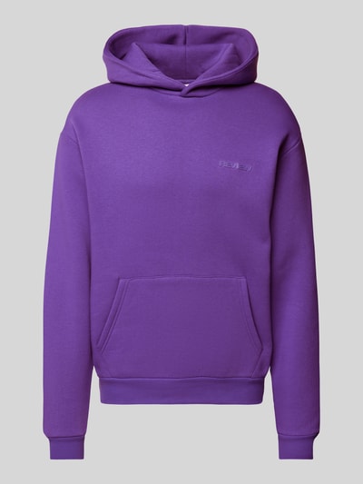 REVIEW Hoodie mit Label-Print Purple 2