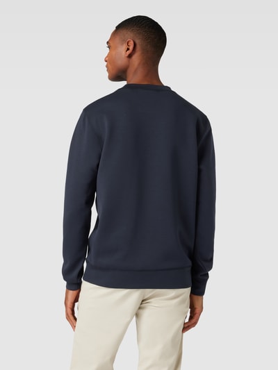 Casual Friday Sweatshirt met ronde hals, model 'Sebastian' Marineblauw - 5