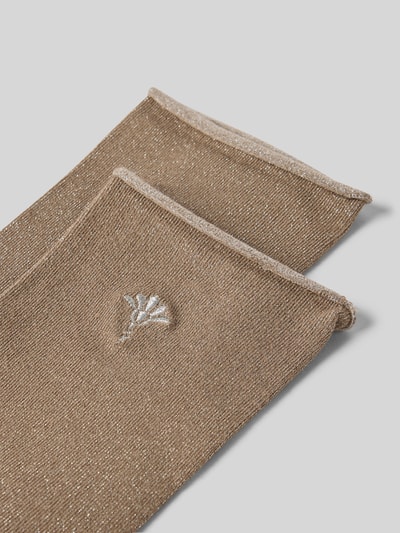 JOOP! Collection Socken mit Label-Stitching Beige 2