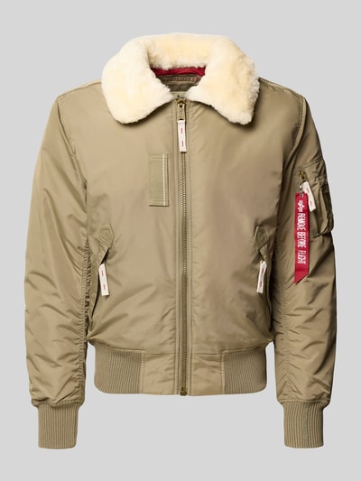 Alpha Industries Jacke mit Reißverschluss Modell 'INJECTOR' Khaki 2