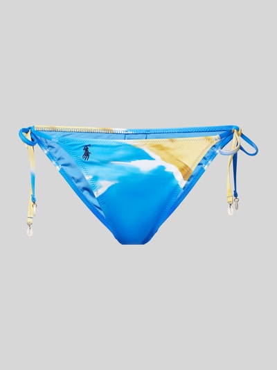 Polo Ralph Lauren Bikini-Hose mit Allover-Muster Modell 'Ricky' Blau 1