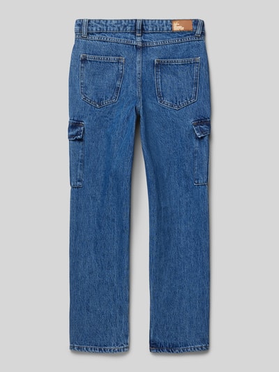 Only Loose Fit Jeans mit Cargotaschen Modell 'HARMONY' Blau 3