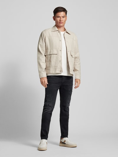 ELIAS RUMELIS Comfort fit jeans in 5-pocketmodel, model 'Felice' Zwart - 1