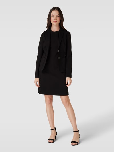 BOSS Black Women Mini-jurk met ronde hals, model 'Donalara' Zwart - 1