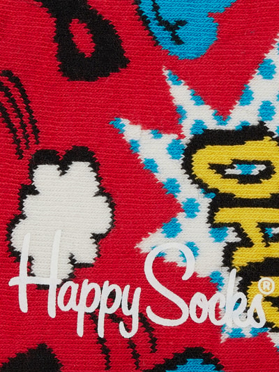 Happy Socks Socken mit Allover-Muster   Rot 2