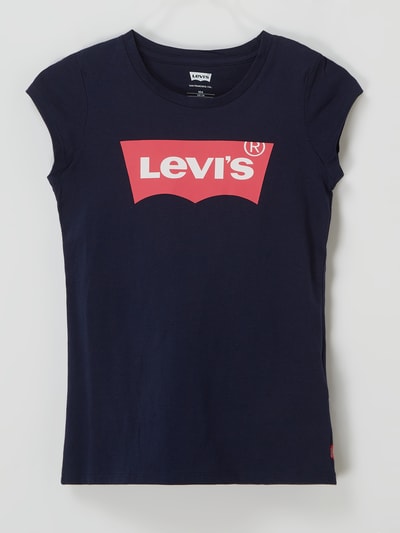 Levi’s® Kids T-shirt met logo Marineblauw - 1